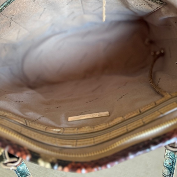 Brahmin Medium Asher Reptilian Ombre Melbourne Tote - Picture 7 of 13